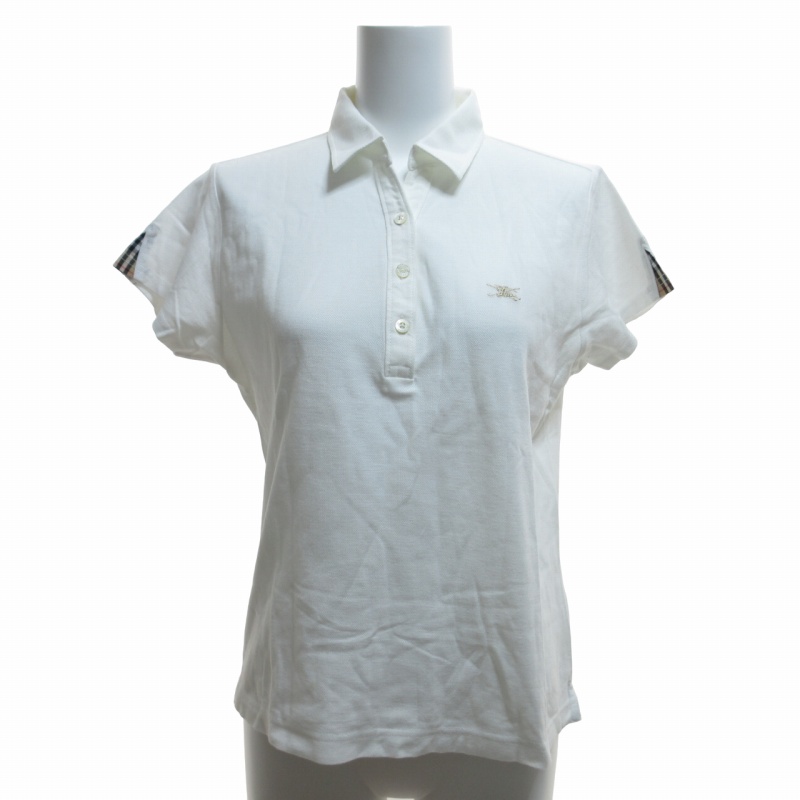BURBERRY GOLF ホワイトポロシャツ Lサイズ BURBERRY GOLF ホワイト