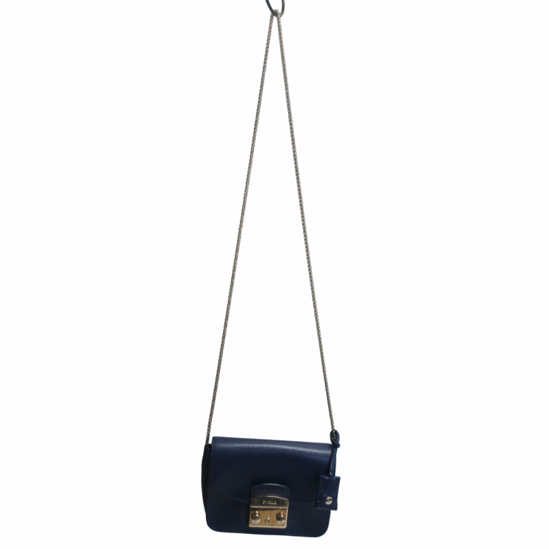 フルラ FURLA 美品 メトロポリス METROPOLIS チェーン ショルダー 