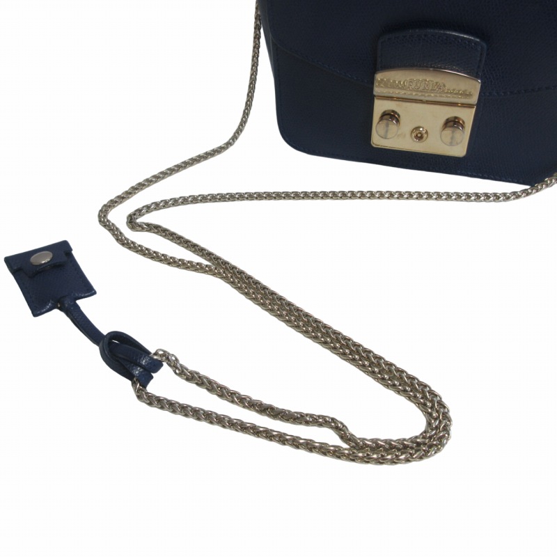 フルラ FURLA 美品 メトロポリス METROPOLIS チェーン ショルダー 