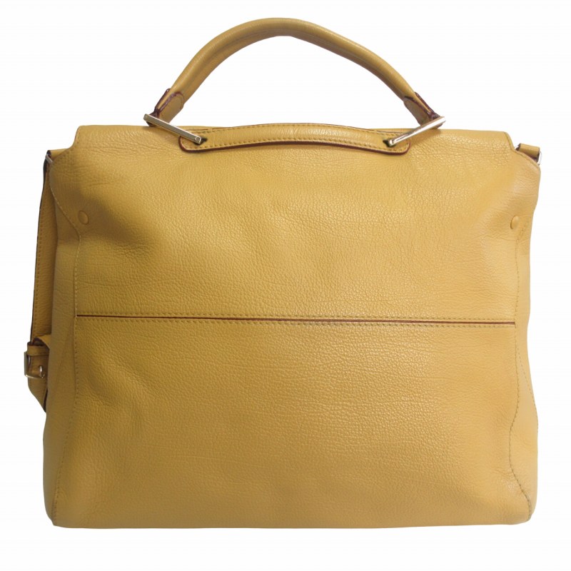 Blau様　FURLA フルラ　レザー 2WAY ショルダー トート　イエロー FURLA フルラ バッグ レディース ショルダーバッグ 2way 斜