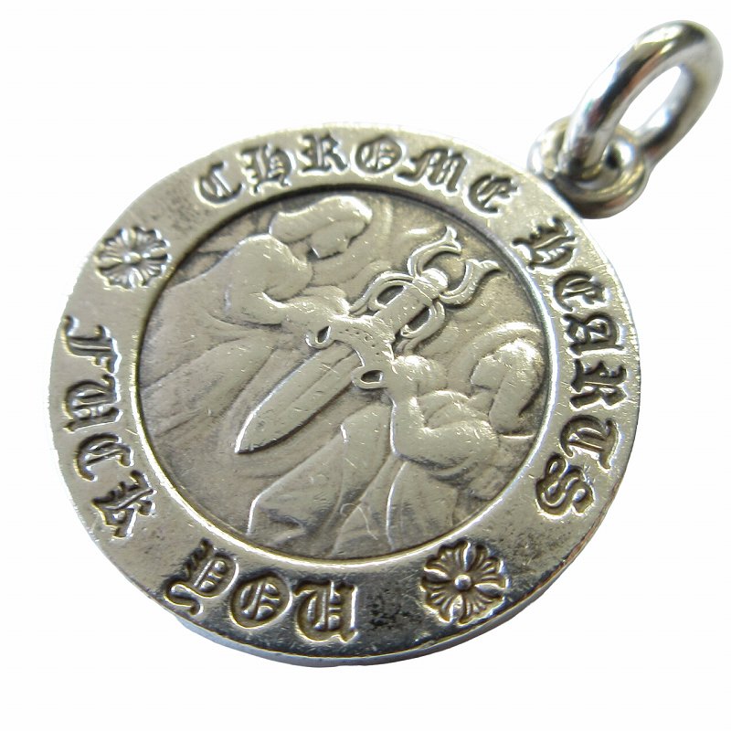 クロムハーツ CHROME HEARTS エンジェルメダルチャーム V1 ペンダント 