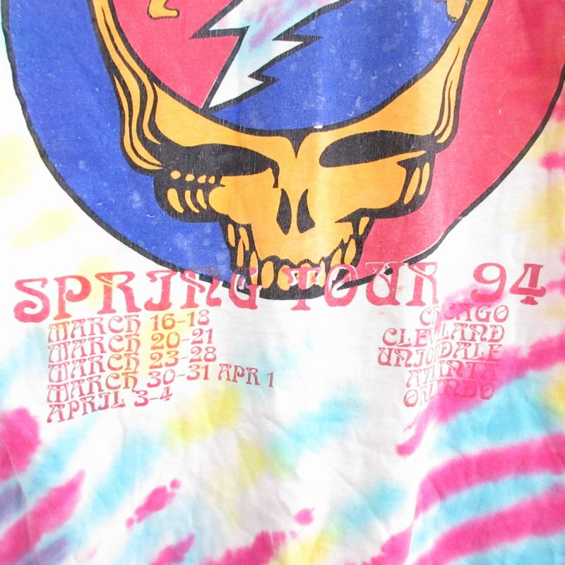 サイケ　90年代　グレイトフルデッド　スカル&ローゼス　コットンブランケット Grateful Dead グレイトフルデッド/グレイトフル・デッド T