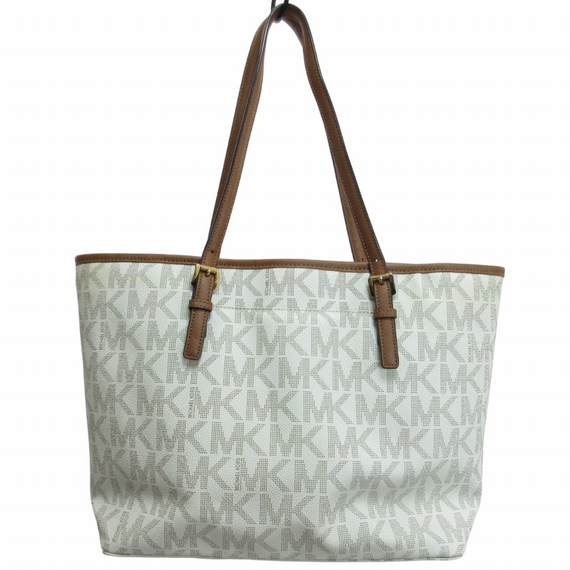 マイケルコース MICHAEL KORS 美品 2WAY MKシグネチャートート 