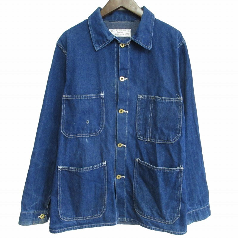 希少 made in USA濃紺デニムカバーノート スコビルボタン Amazon.co.jp