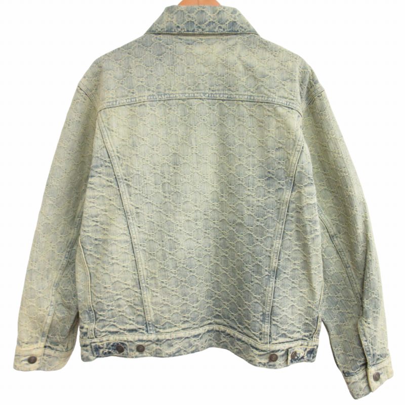 GUCCI デニムジャケット 希少 グッチ GUCCI ジャンボGG デニムジャケット ブルゾン 40