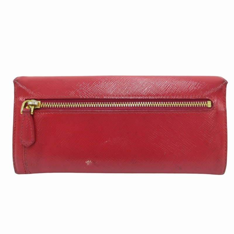 プラダ PRADA サフィアーノ ヴェルニ 長財布 ウォレット エナメル 