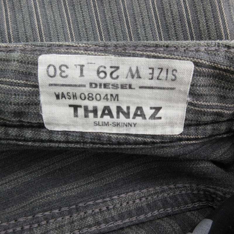 ディーゼル DIESEL THANAZ デニムパンツ ジーンズ ストライプ