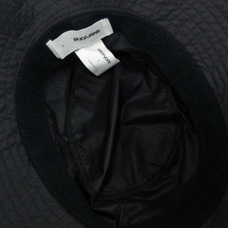everyone epic nylon bucket hat BLACK L