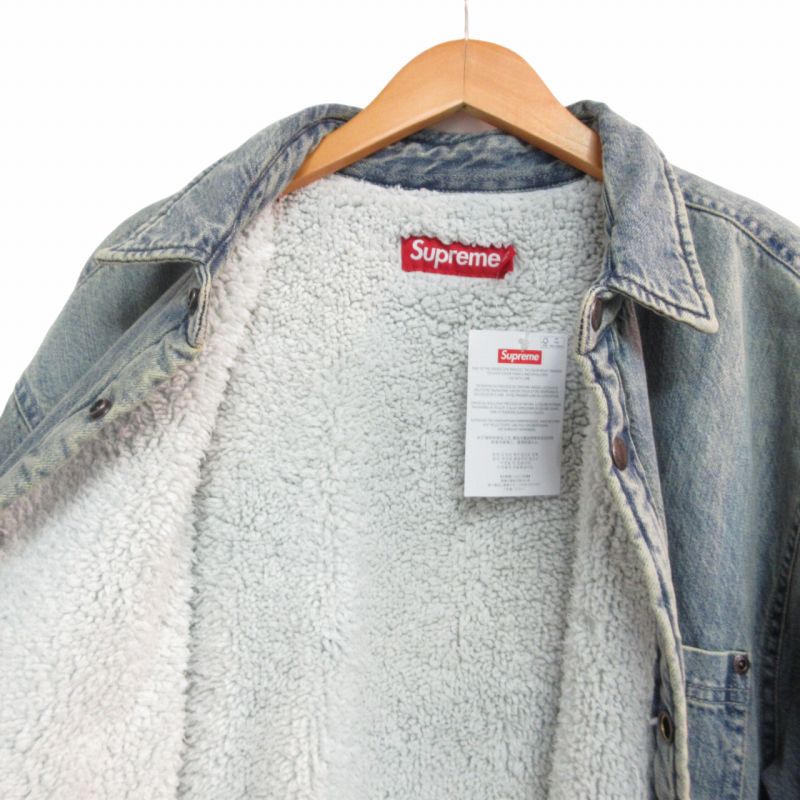 未使用品 シュプリーム SUPREME タグ付き 24FW faux shearling lined 
