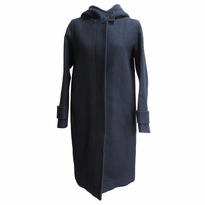 ラコステ LACOSTE ミニマルデザインフードコート ジャケット ウール