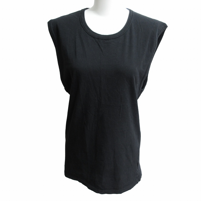 38 ファッション DOLCE & GABBANA 黒 タンクトップ