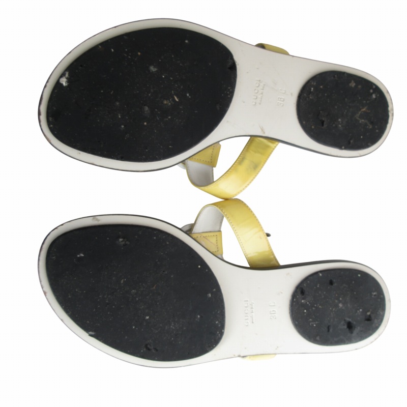 グッチ GUCCI サンダル ビーチ レザー 36