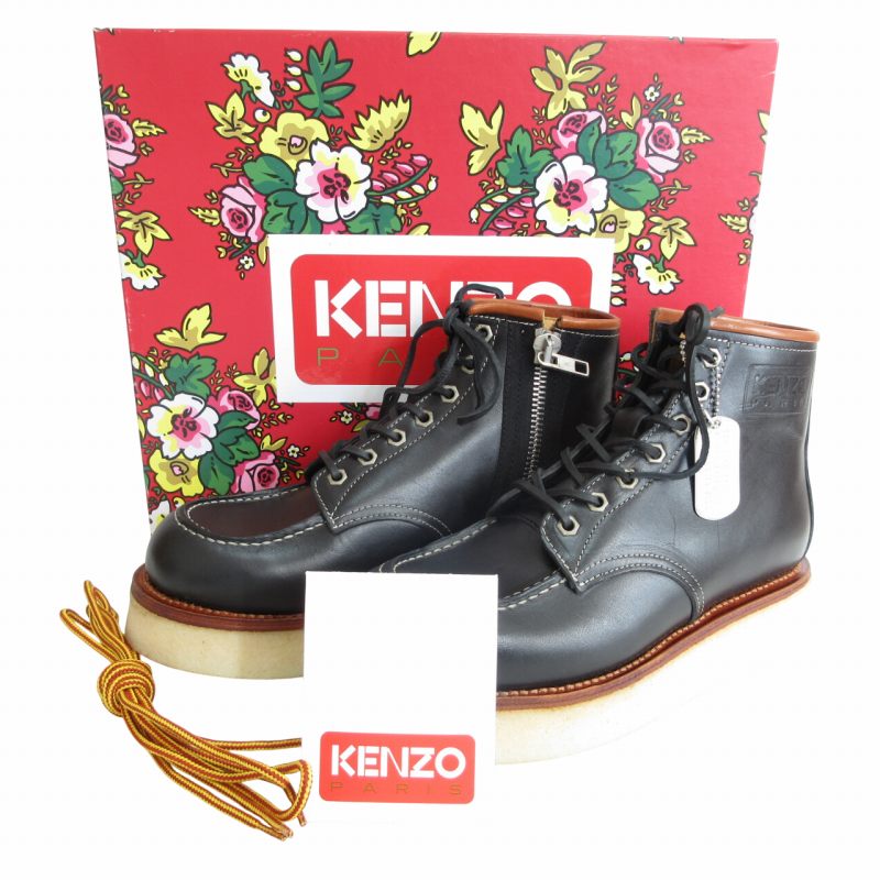 【KENZOレザーブーツ】 KENZO(ケンゾー) サイドジップブーツが買取入荷しました