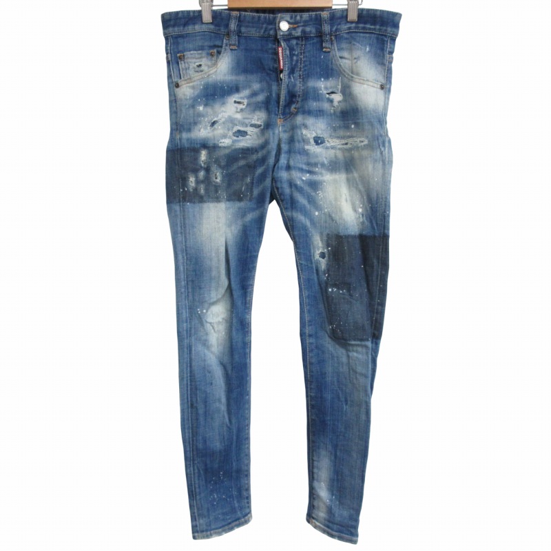 DSQUARED2 ダメージデニムジャケット 46 ほぼ新品 【公式通販】