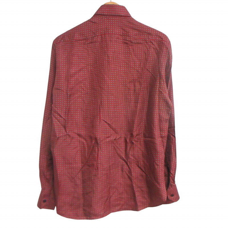 サンローラン パリ SAINT LAURENT PARIS 美品 22年 総柄 シルク