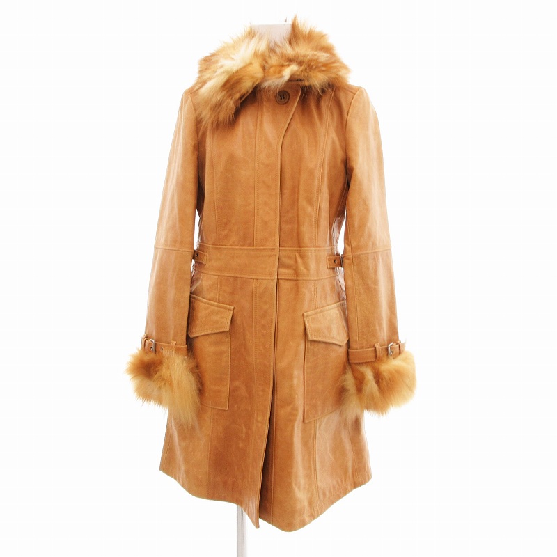 BURBERRY BLUE LABEL 毛皮コート 38 BURBERRY BLUE LABEL(バーバリー