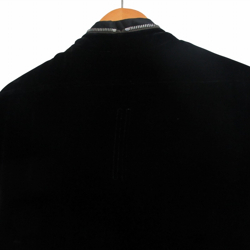 リックオウエンス Rick Owens 22FW STROBE Zip Larry Shirt in