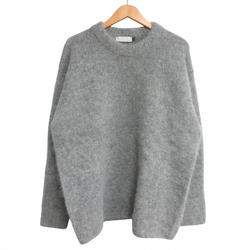 未使用品 AMOMENTO アモーメント 新品同様 24FW アルパカ ラウンド 