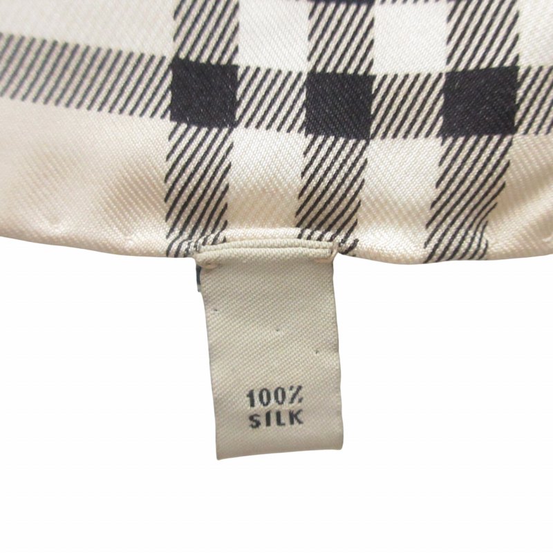 ★BURBERRY★ スカーフ 大判 チェック 犬 女性 散歩 シルク ベージュ ☆BURBERRY☆ スカーフ 大判 チェック 犬 女性 散歩 シルク ベージュ
