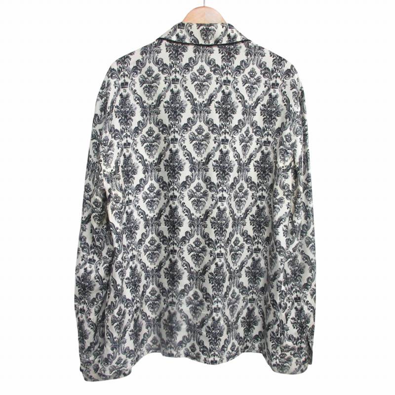 ドルチェ&ガッバーナ ドルガバ DOLCE&GABBANA 総柄 パジャマシャツ