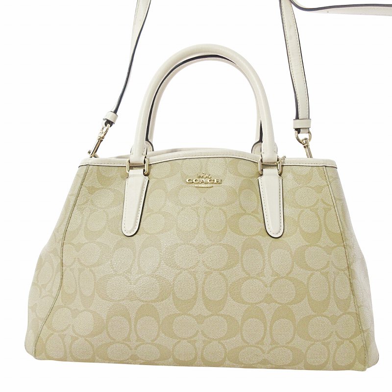 コーチ COACH F58310 スモール マーゴット シグネチャー 2WAY トート 