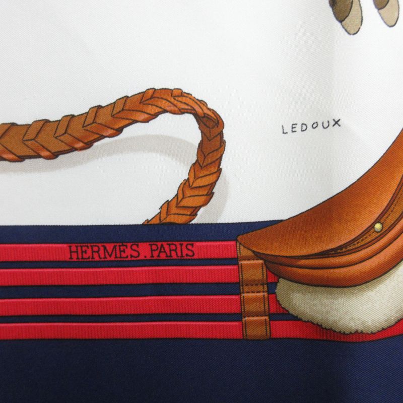 エルメス スカーフ カレ90 JUMPING ジャンピング 乗馬 LEDOUX 【公式通販】