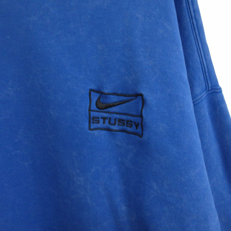 ステューシー STUSSY × NIKE ナイキ コラボ Acid Wash Fleece Crew 