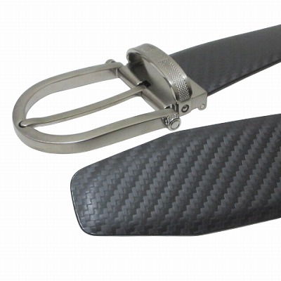 ダンヒル dunhill 美品 レザーベルト カーボンファイバー風 黒 ダンヒル dunhill 美品 レザーベルト カーボンファイバー風 黒
