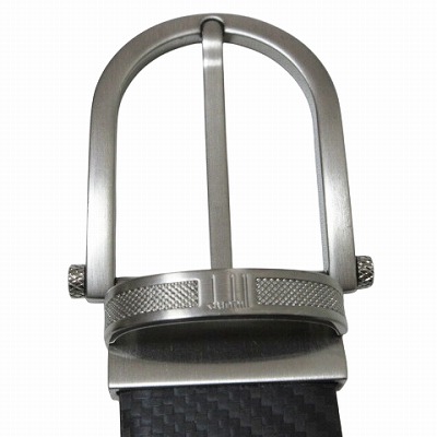 ダンヒル dunhill 美品 レザーベルト カーボンファイバー風 黒 ダンヒル dunhill 美品 レザーベルト カーボンファイバー風 黒