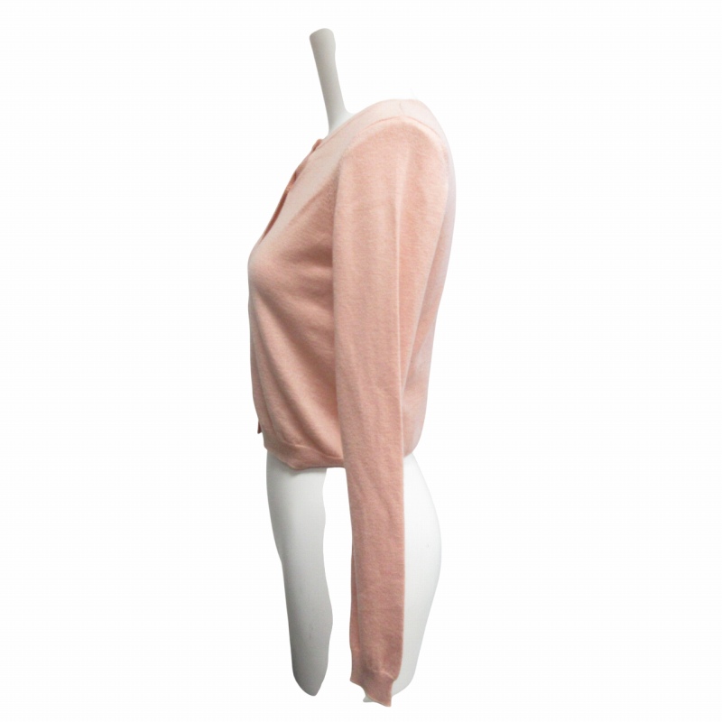 レッド ヴァレンティノ RED VALENTINO 美品 カシミヤ シルク カシシル カーディガン ボレロ セーター 長袖 ピンク XS レディース レッド ヴァレンティノ RED VALENTINO 美品 カシミヤ シルク