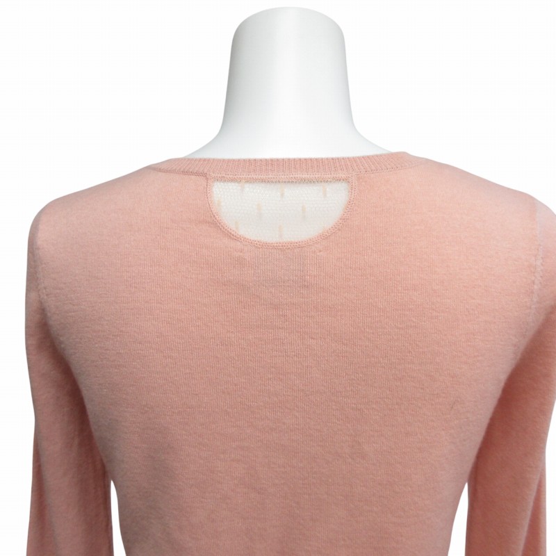 レッド ヴァレンティノ RED VALENTINO 美品 カシミヤ シルク カシシル カーディガン ボレロ セーター 長袖 ピンク XS レディース レッド ヴァレンティノ RED VALENTINO 美品 カシミヤ シルク