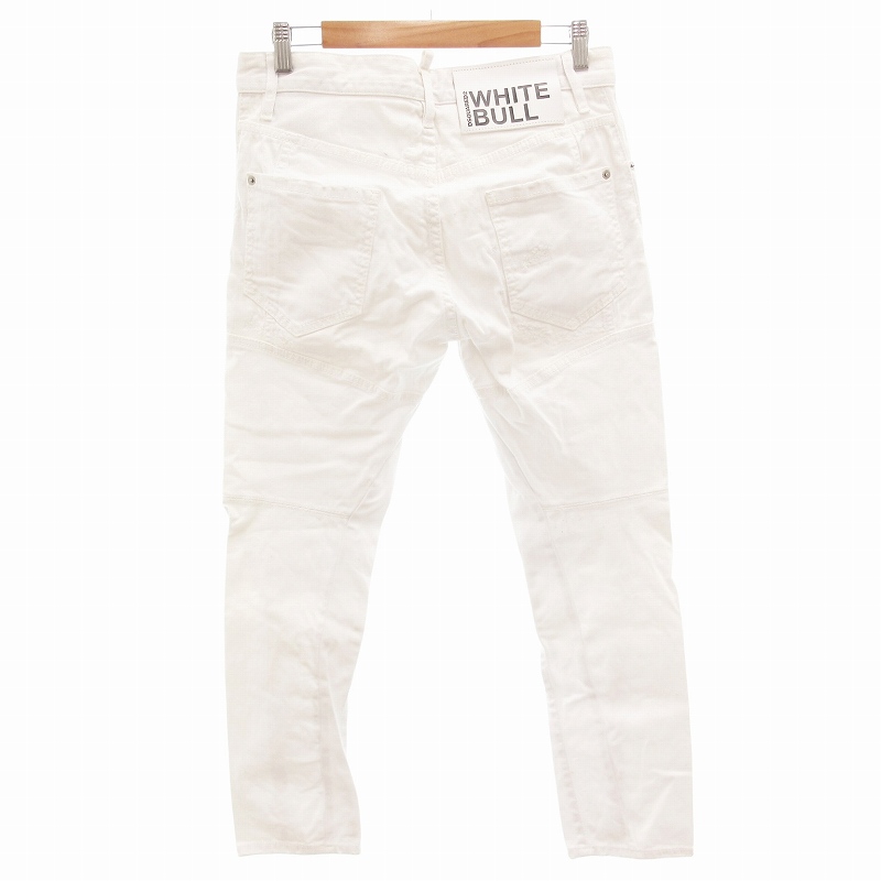 ディースクエアード DSQUARED2 21SS WHITE BULL デニムパンツ ジーンズ 