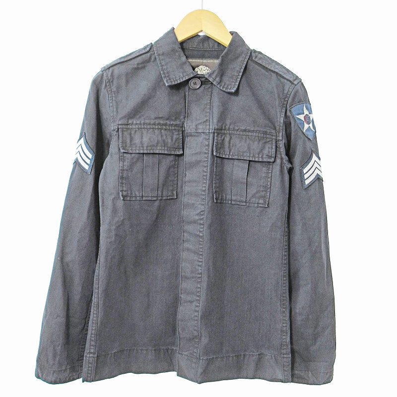 プリティーグリーン Pretty Green ミリタリーシャツ ジャケット 長袖 
