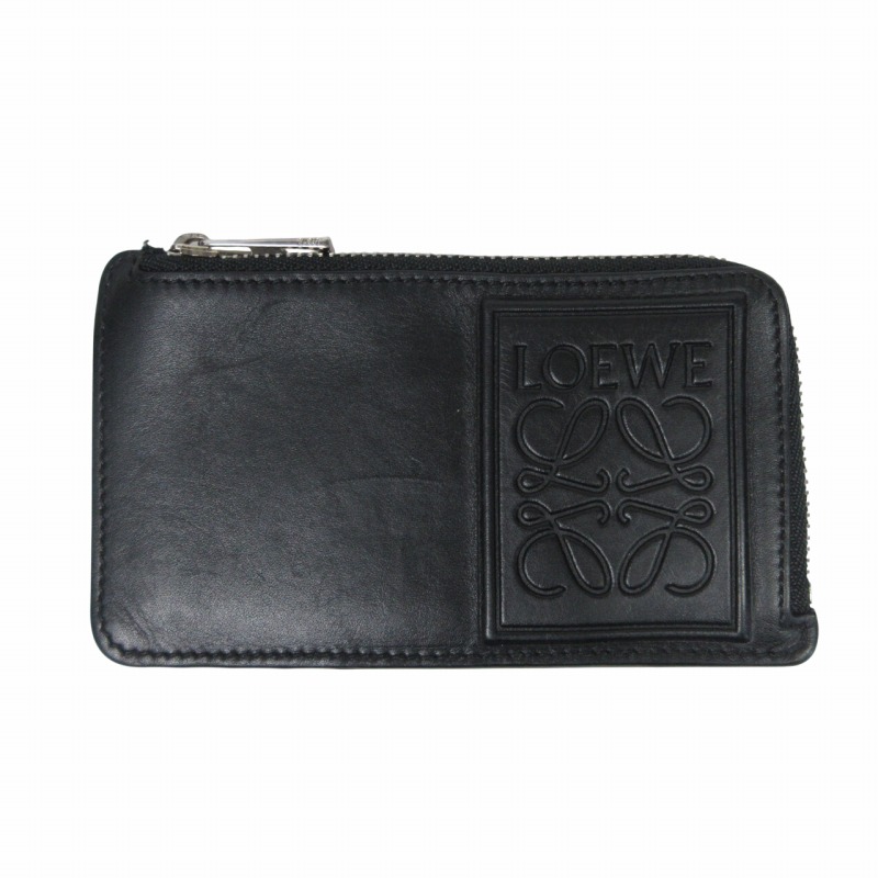 ロエベ LOEWE 24年 コインカードホルダー サテンカーフ