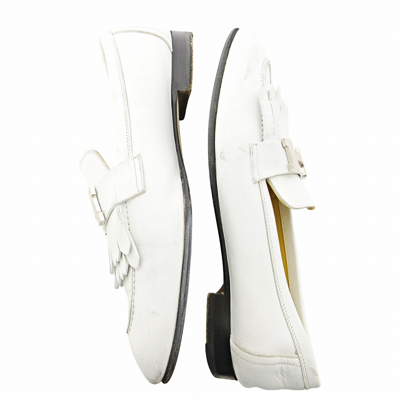 エルメス HERMES モカシン ロワイヤル コンスタンス ローファー H金具 