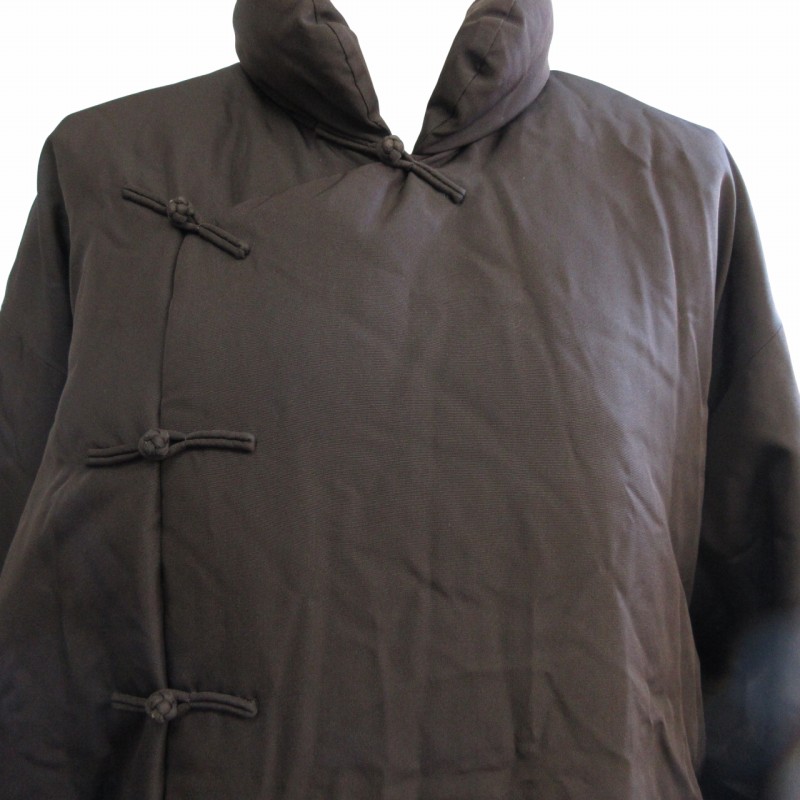 ふふ　ヨーガンレール　ジャケット　綿　変形　茶　チャイナボタン ふふ ヨーガンレール ジャケット 綿 変形 茶 チャイナボタン チャイナ