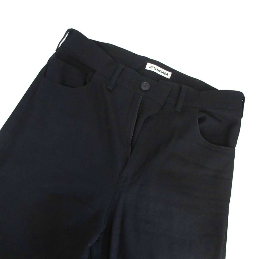 バレンシアガ BALENCIAGA 20SS レーヨン混 ウールギャバジン