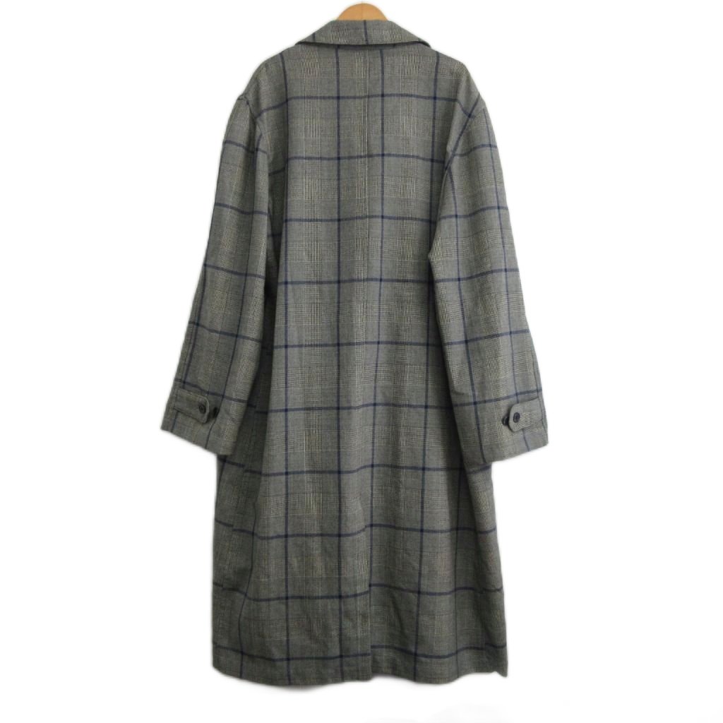 for Y's men ロングコート ブラック ⁄ YOHJI ウールロングコート