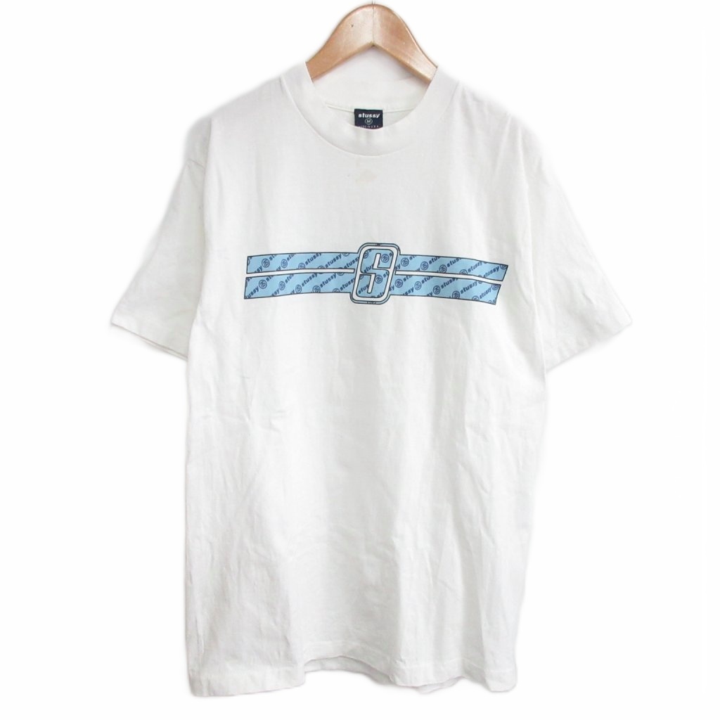 USA製 old stussy Tシャツ　シングルステッチ　ストリート　L 90s OLD STUSSY Tシャツ ロゴ シングルステッチ 90s- USA製 Stussy