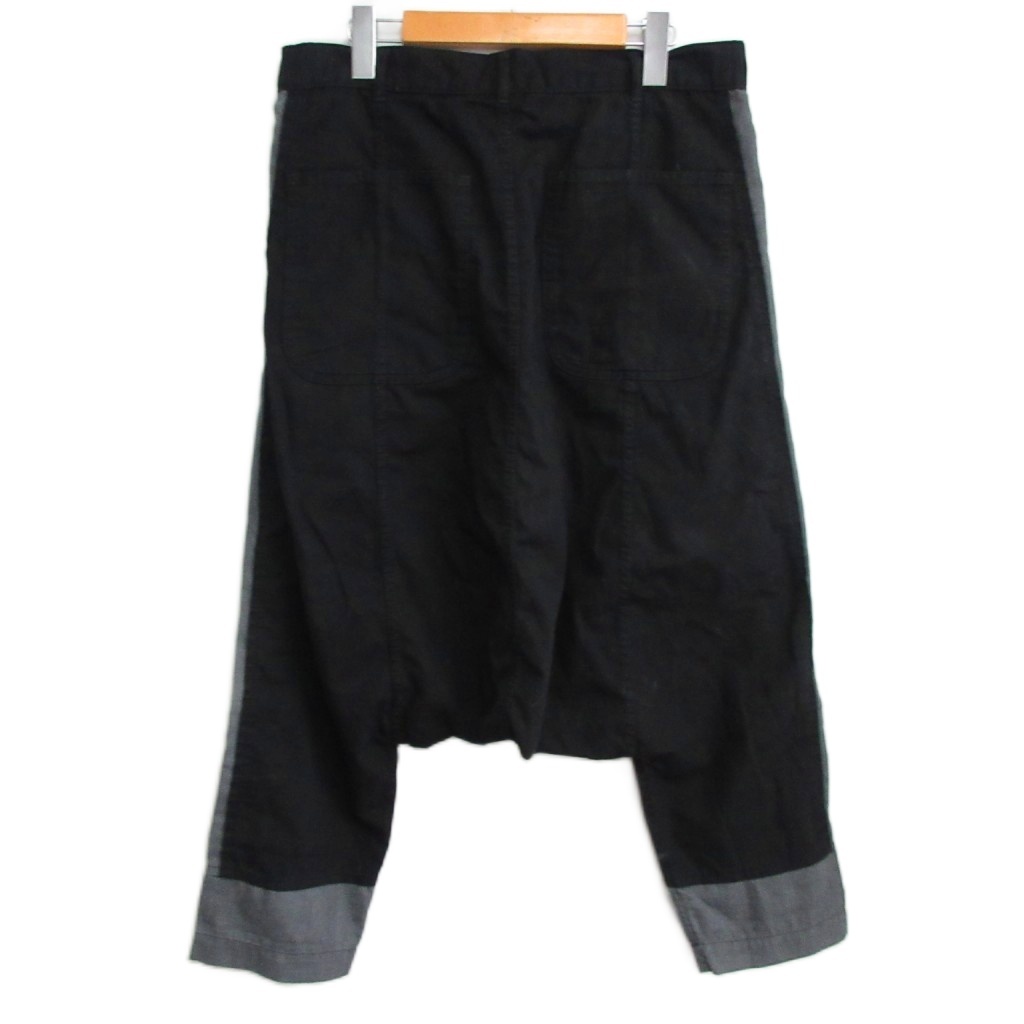 良品　ブラック コムデギャルソン　サルエルパンツ ブラック 1M-P021　S BLACK COMME des GARCONS【ブラック コム デ ギャルソン】正規
