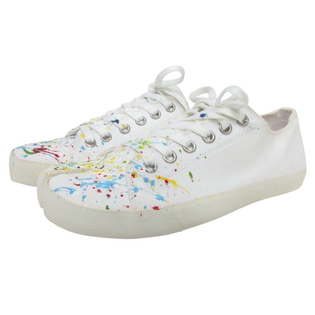 maison margiela メンズ キャンバス ペイント バムバッグ maison