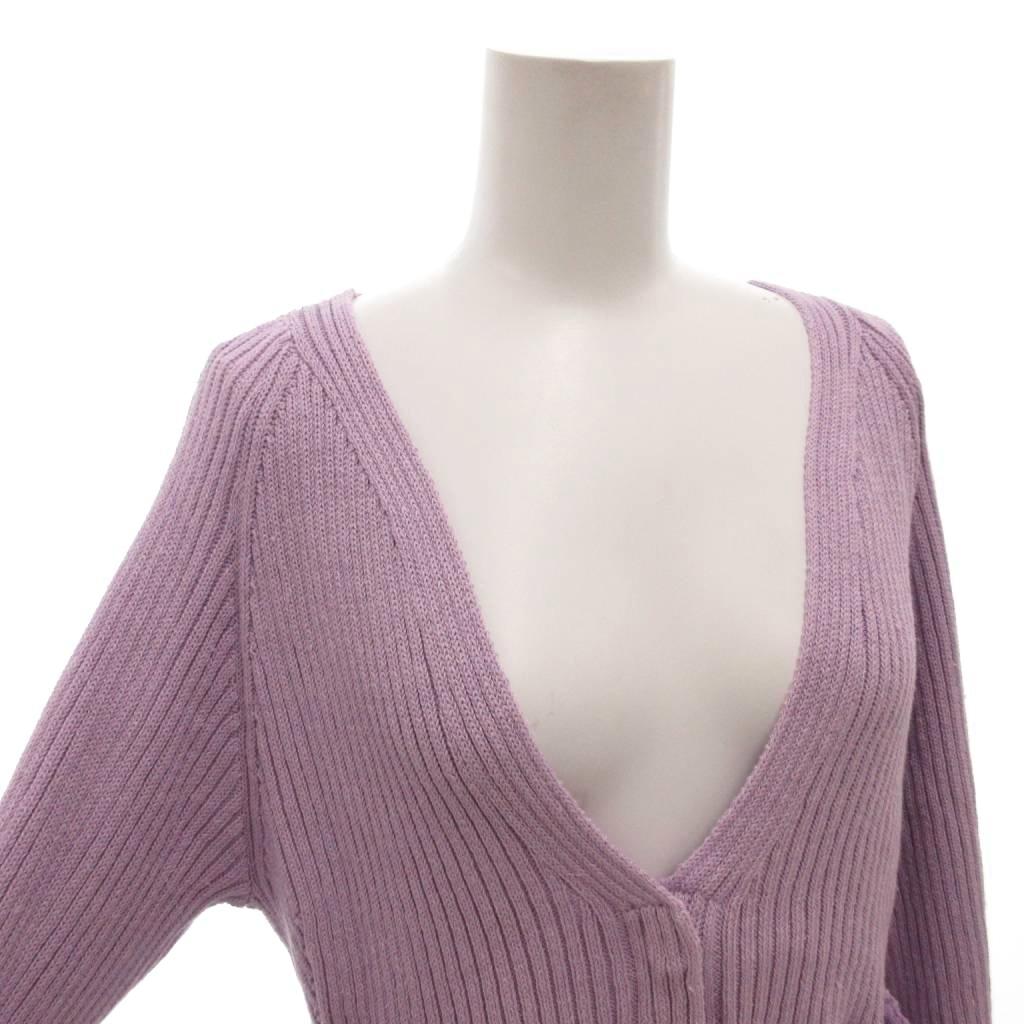 マメクロゴウチ Mame Kurogouchi 22SS Washable Linen Knitted Cardiga