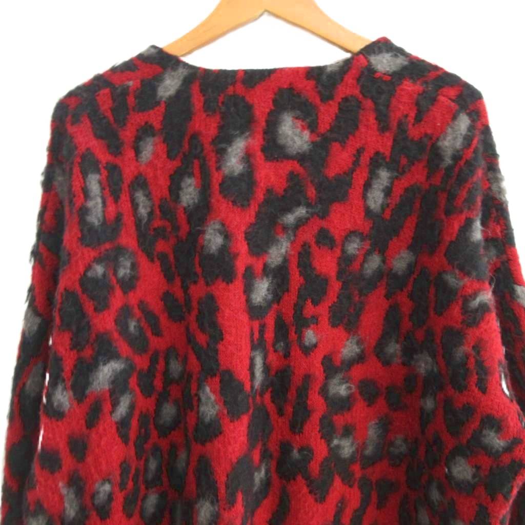 Glamb ヒョウ柄 モヘアカーディガン Glamb ヒョウ柄 モヘアカーディガン