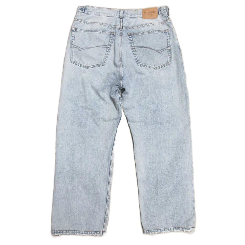 BALENCIAGA ライトブルーデニムパンツ S 【公式通販】