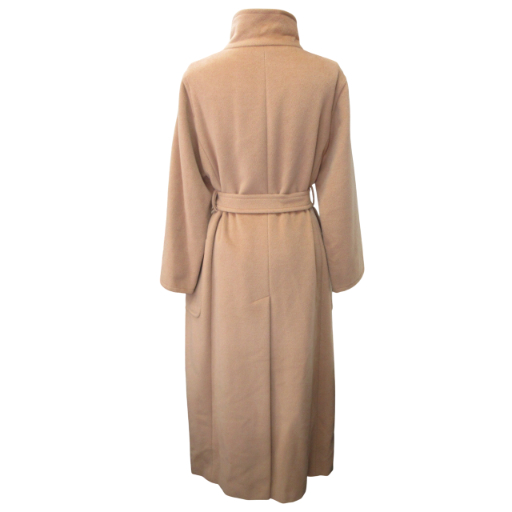 マックスマーラ MAX MARA ピュアヴァージンウール ベルテッドロング  