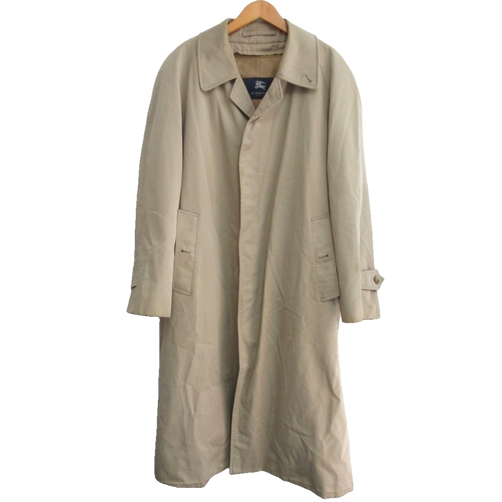 バーバリー ステンカラーコート ライナー ノバチェック ベージュ L相当