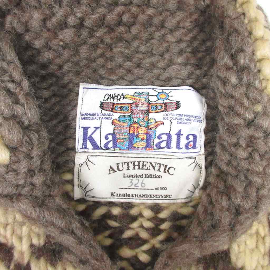 カナタ KANATA Limited Edition 希少 ジップアップ カウチン ハンド