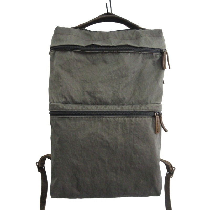 【希少✨廃盤品】ポスタルコ スリーパック ハンマーナイロン 大容量 カーキ 本革 ポスタルコ POSTALCO 希少 廃盤 Three Pack ハンマーナイロン スリー