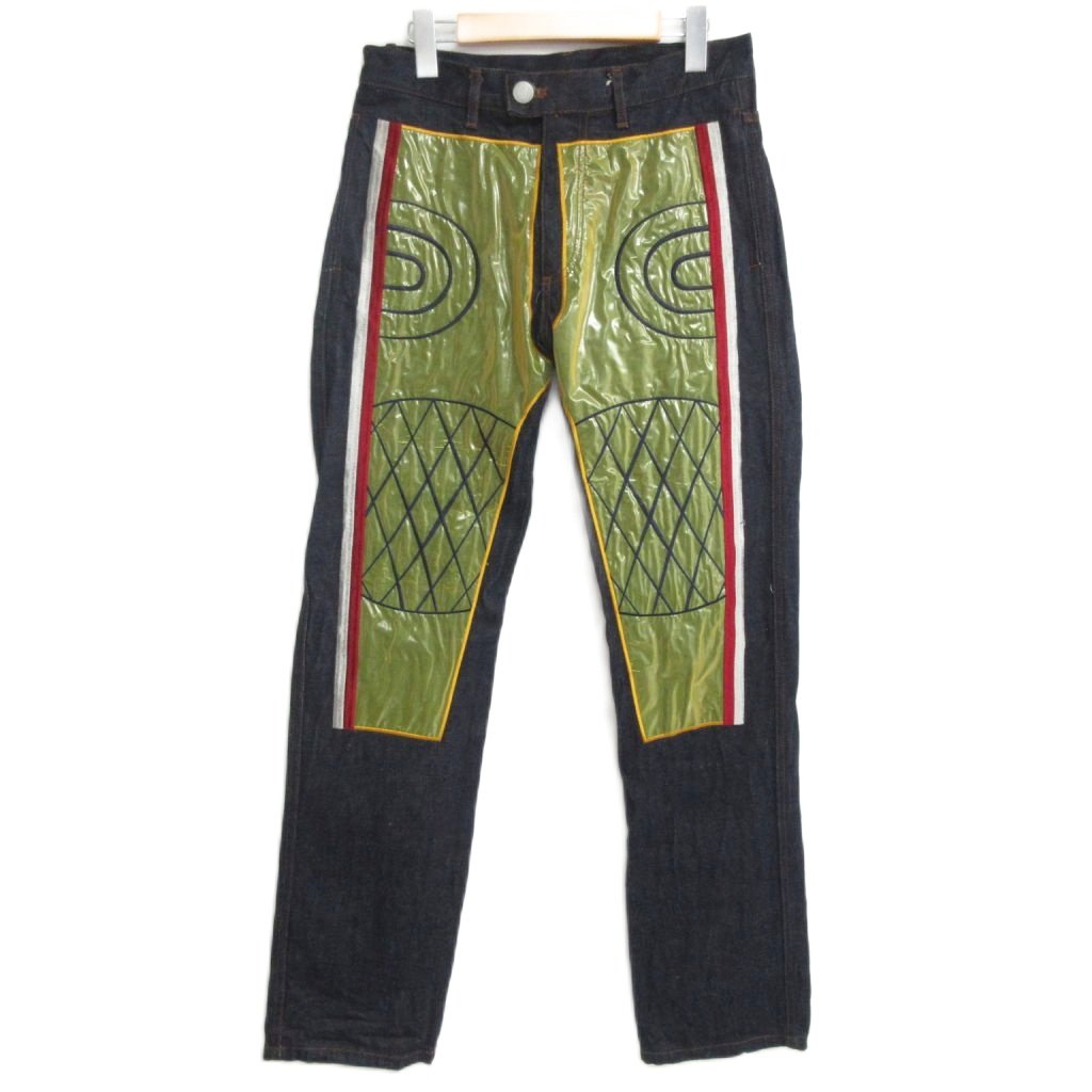 希少】ジャンボールゴルチエオムトロンプルイユパンツPVC刺繍アーカイブ