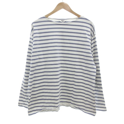 オーラリー AURALEE for IENA 別注 21SS バスクシャツ Tシャツ 